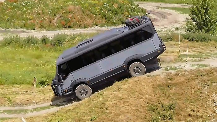 تورسوس , اولین اتوبوس آفرود جهان معرفی شد