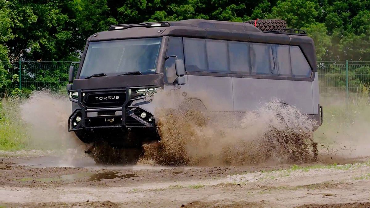 تورسوس , اولین اتوبوس آفرود جهان معرفی شد