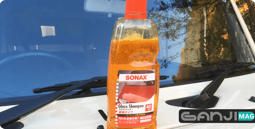 sonax car shampoo
