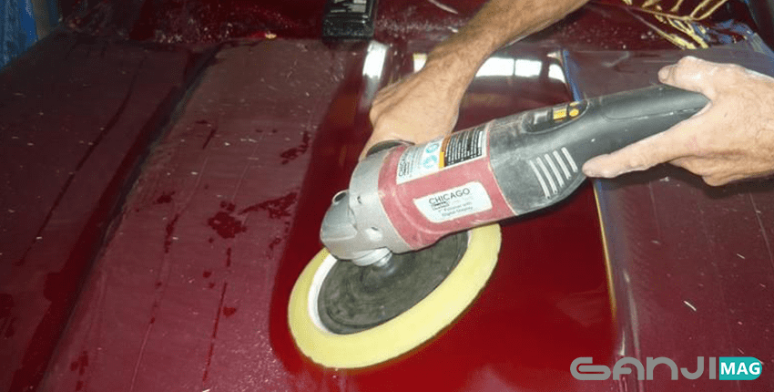 رفع آفتاب سوختگی ماشین با پولیش