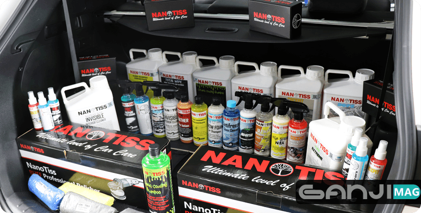 محصولات مراقبت و نگهداری از خودرو نانوتیس NanoTiss