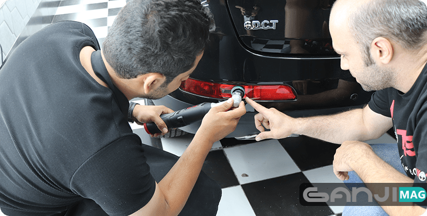 آموزش پولیش چراغ خودرو