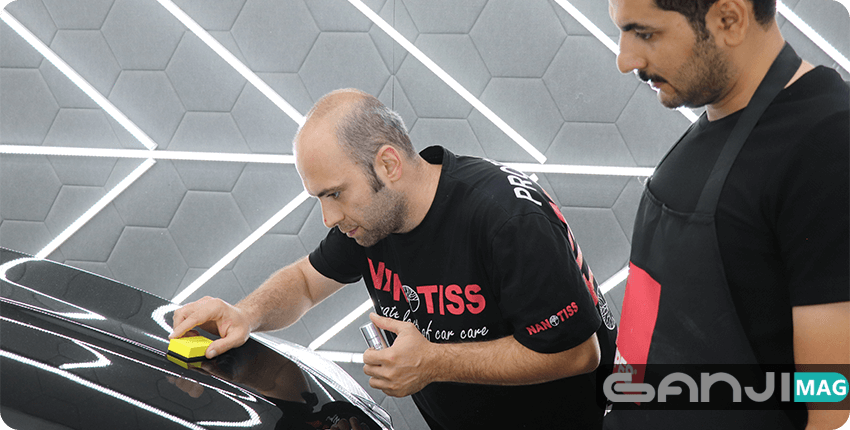 آموزش اجرای سرامیک خودرو