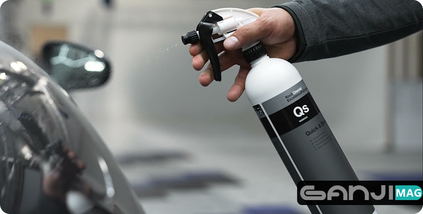 اسپری واکس پر سرعت کوکمی-کخ کیمی تمیز کننده و محافظ سطوح خودرو Koch Chemie Qs Quick & Shine