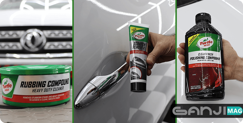 انواع پولیش و خش بر حرفهای ترتل واکس Turtle Wax