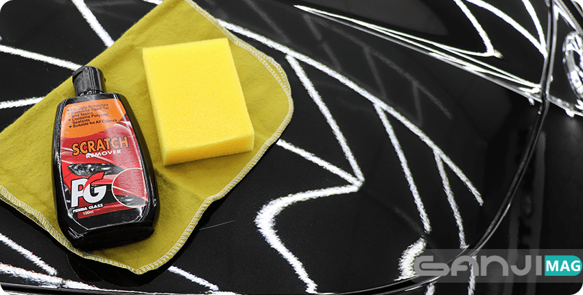 کیت پولیش خش بر مخصوص بدنه خودرو پی جی PG PermaGlass Scratch Remover
