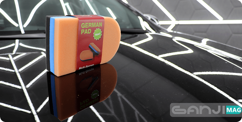 پد دو طرفه ویت آث مخصوص پولیشکاری دستی و اجرای واکس خودرو With Us Dual Applicator Pad