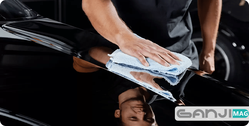 دستمال اجرای پولیش و واکس کوکمی Koch Chemie Polish & Sealing Towel