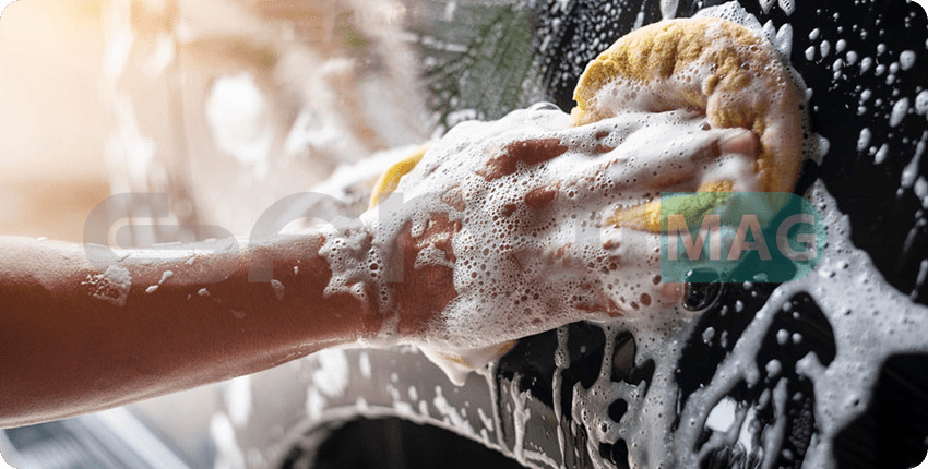 شستوی خودرو در تابستان