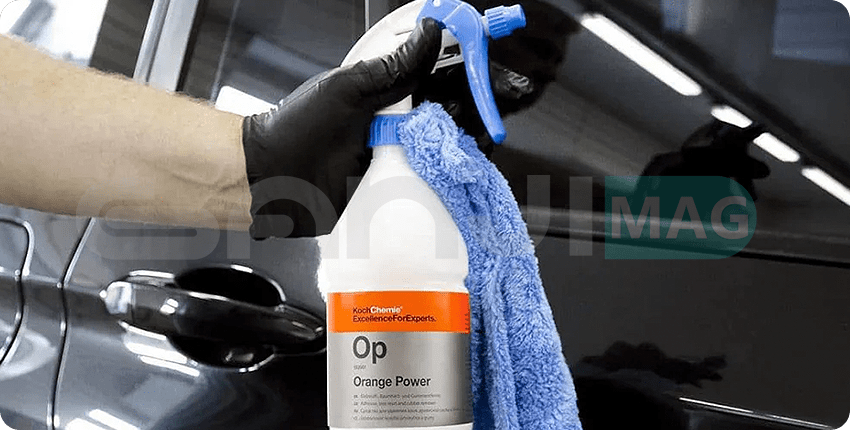 پاک کردن چسب های باقیمانده با Op