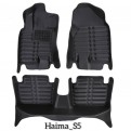 کفپوش پنج بعدی AM چرم مخصوص خودرو هایما S5 کفپایی Haima S5