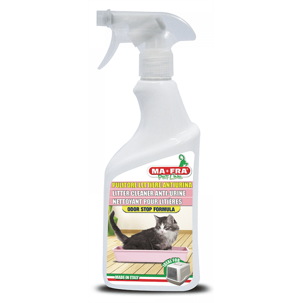 اسپری تمیز و خنثی کننده بوی نامطبوع خاک گربه مفرا Mafra مدل litter Cleaner Anti Urine
