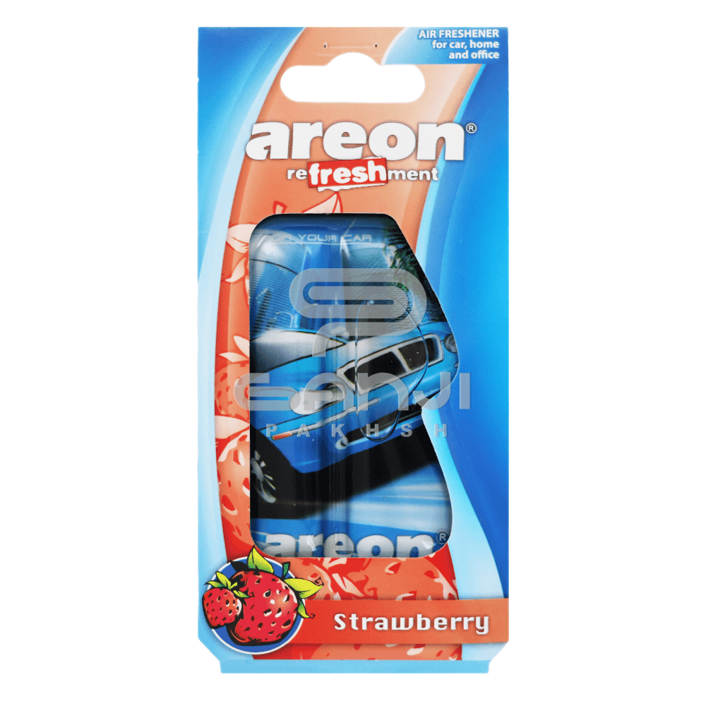 خوشبوکننده آویز مخصوص خودرو آرئون Areon مدل Liquid با رایحه Strawberry