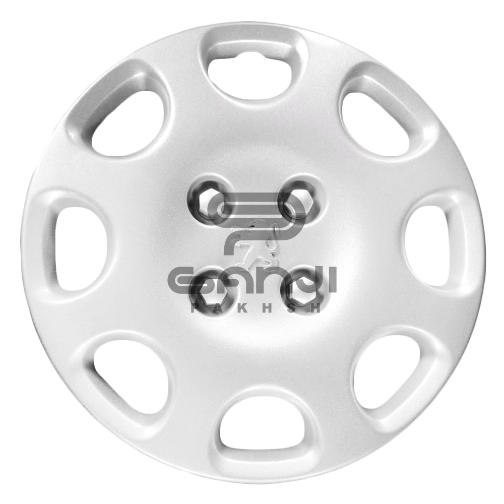 یک عدد قالپاق چرخ خودرو مخصوص خودرو پژو 206 بدون مهره تزیینی