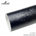 کاور PPF کارلایک مدل ابر و بادی رنگ مشکی کربن مات محافظ بدنه خودرو Carlike Ghost Carbon Black Vinyl