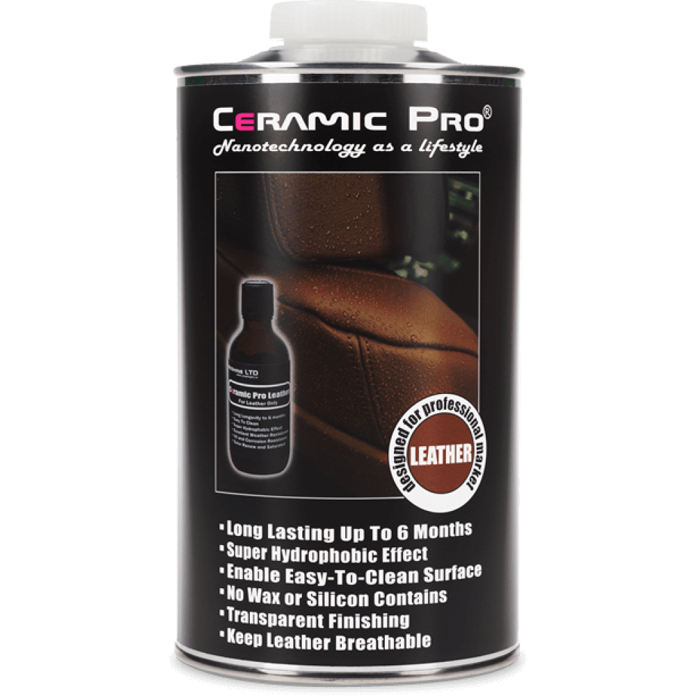 پوشش نانو سرامیک چرم 1000 میلی لیتر سرامیک پرو مخصوص محافظت از سطوح چرمی خودرو Ceramic Pro Leather