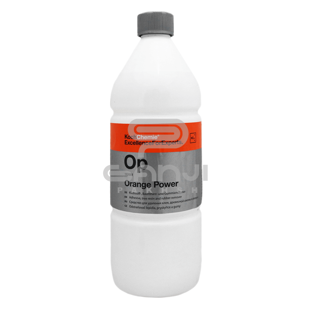 پاک کننده مواد چسبنده کوکمی-کخ کیمی از بین برنده اثر رزین، چسب و مواد لاستیکی از روی سطح خودرو Koch Chemie Op Orange Power