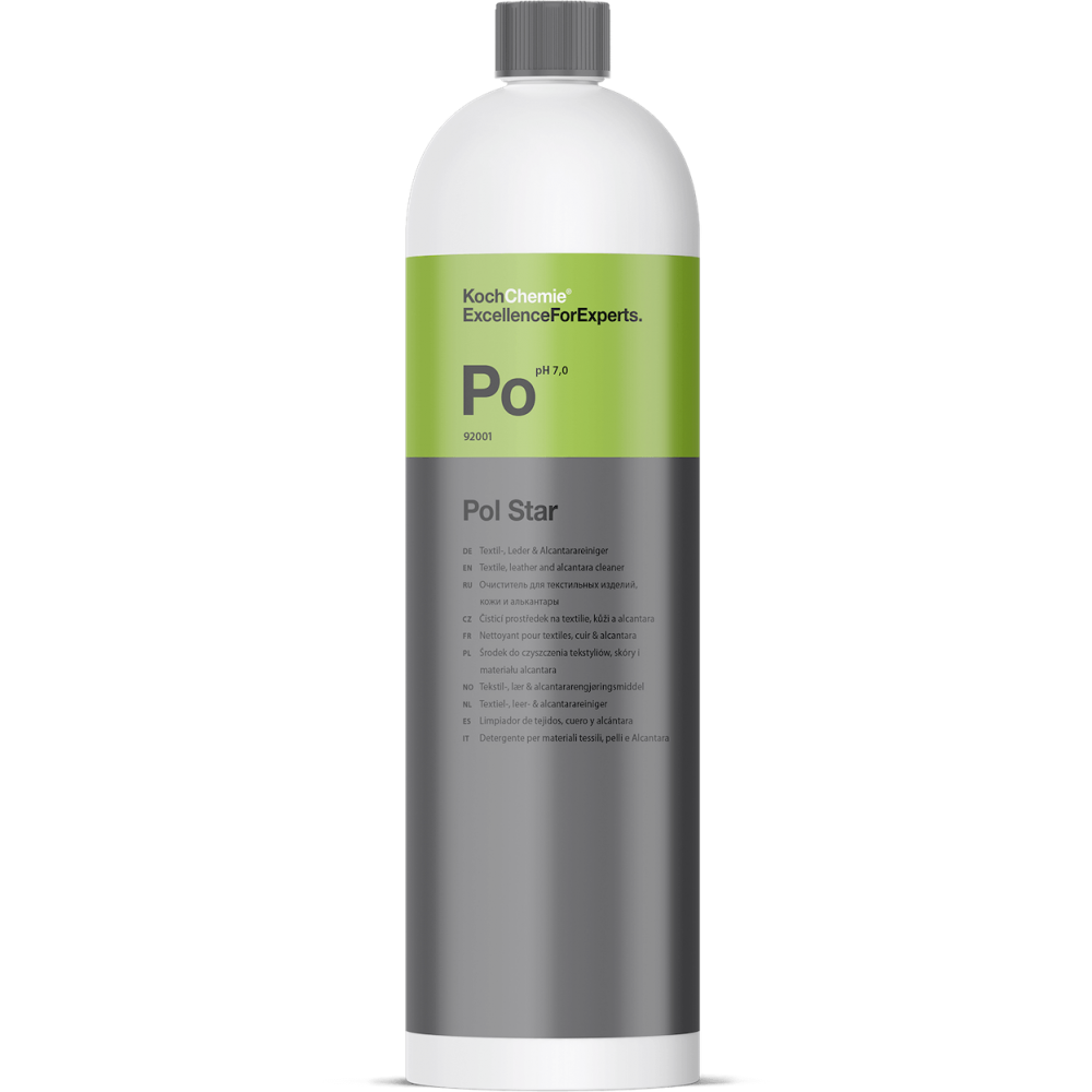 مایع داخل شوی کوکمی-کخ کیمی تمیز کننده مخصوص پارچه، جیر و چرم خودرو Koch Chemie Po Pol Star
