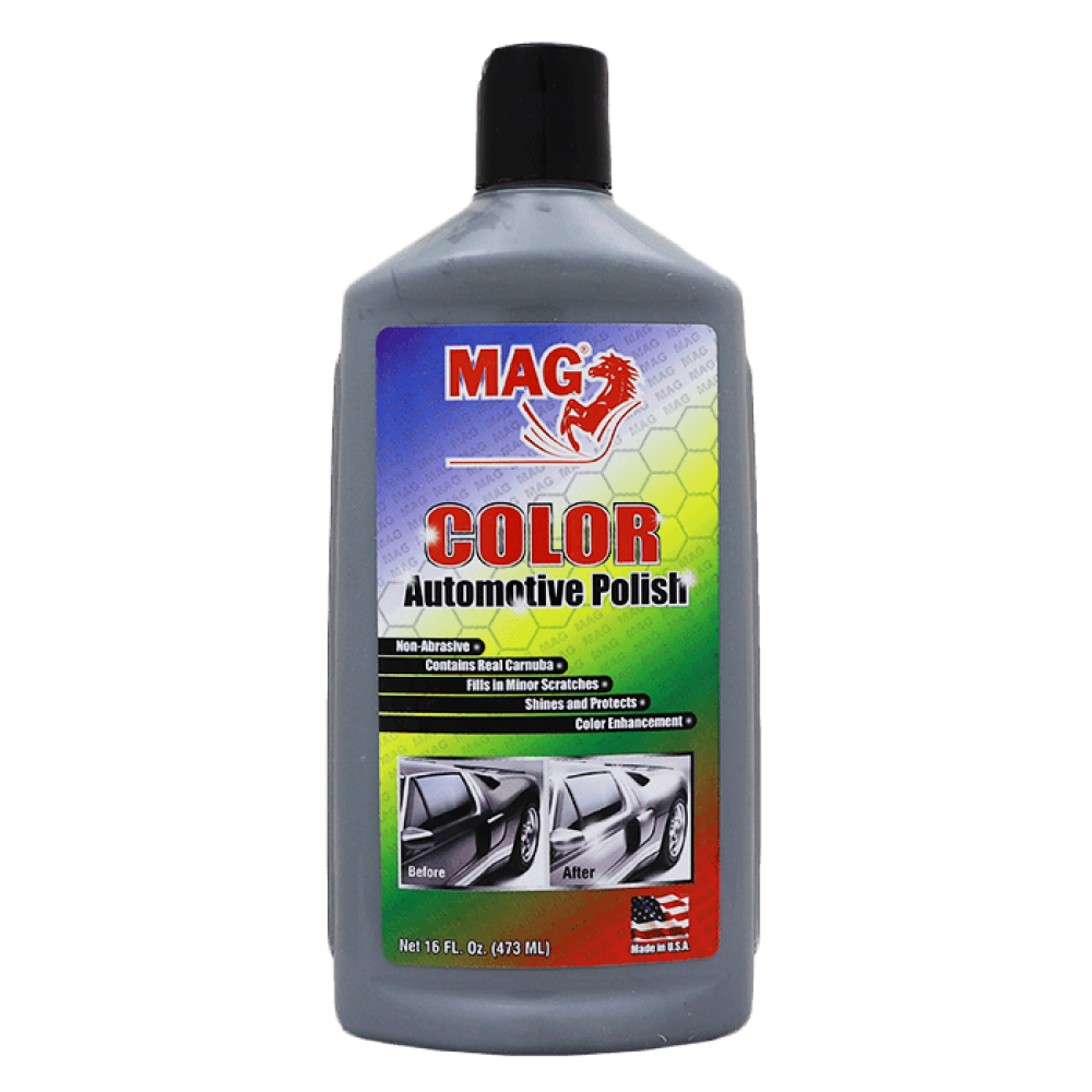 پولیش و واکس رنگی طوسی مخصوص بدنه خودرو مگ-MAG Color Automotive polish