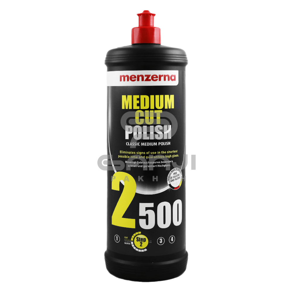 پولیش متوسط منزرنا مدل 2500 پولیش مخصوص بدنه خودرو Menzerna Medium Cut Polish 2500