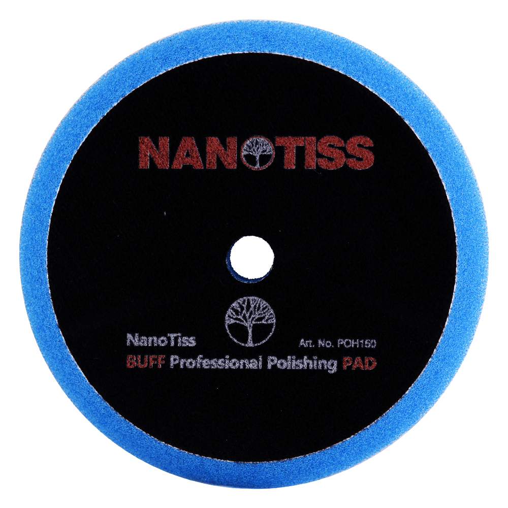 پد پولیش اسفنجی بسیار زبر 130 میلی متری نانوتیس-NanoTiss مخصوص دستگاه پولیش اوربیتال مدل POH150