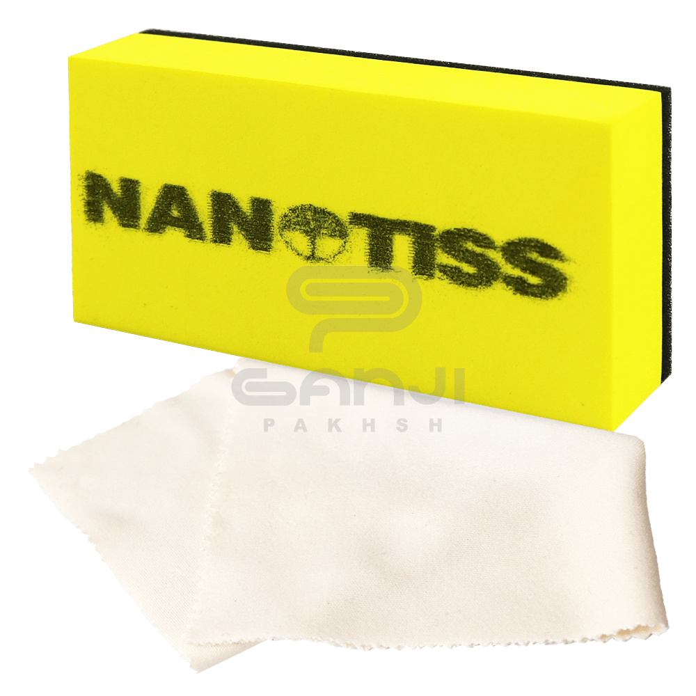 پک دستمال و پد مخصوص اجرای پوشش نانو سرامیک بدنه خودرو نانوتیس NanoTiss Ceramic Coating Applicator