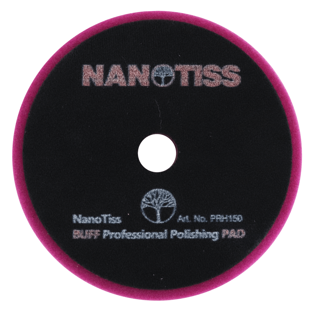 پد پولیش اسفنجی بسیار زبر 155 میلی متری نانوتیس مخصوص دستگاه پولیش Rotary چرخشی NanoTiss Rotary Polishing Pad