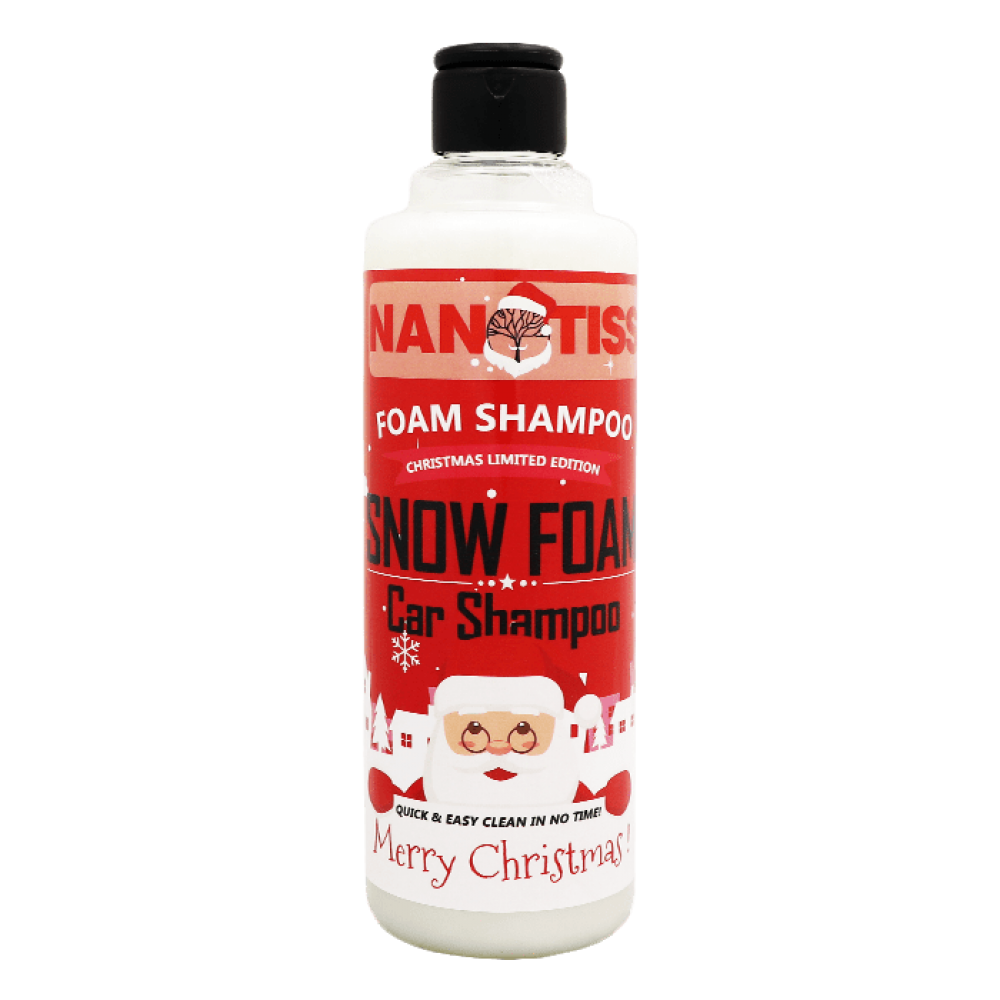 شامپو Snow Foam نانوتیس شامپو پر کف مخصوص شستشوی بدنه خودرو Christmas Limited Edition کریسمس سال 2019 NanoTiss