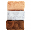 پک سه عددی حوله مایکروفایبر لبه دار دستمال میکروفایبر مخصوص خودرو Candy House مدل Clean Towel