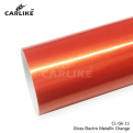 کاور PPF کارلایک رنگ نارنجی متالیک براق محافظ بدنه خودرو Carlike Gloss Electro Metallic Vinyl