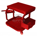 صندلی چرخدار دیتیلینگ وی گارد با قابلیت نگهداری دستگاه و مواد پولیش خودرو رنگ قرمز V Guard Detailing Seat