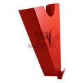 پایه نگهدارنده دیواری مثلثی وی گارد مخصوص دستگاه پولیش خودرو رنگ قرمز V Guard Holder