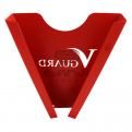 پایه نگهدارنده دیواری مثلثی وی گارد مخصوص دستگاه پولیش خودرو رنگ قرمز V Guard Holder
