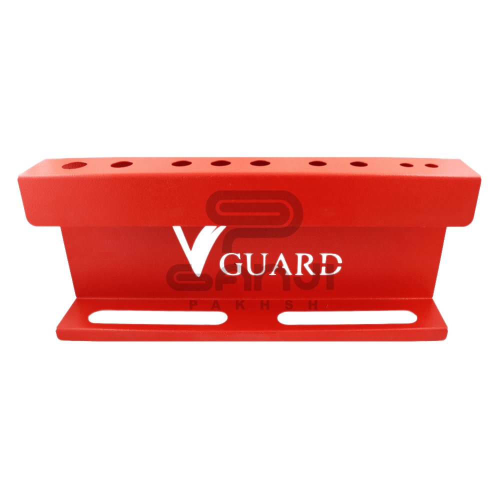 پایه نگهدارنده دیواری وی گارد مخصوص  فرچه صفرشویی رنگ قرمز V Guard Detailing Holder