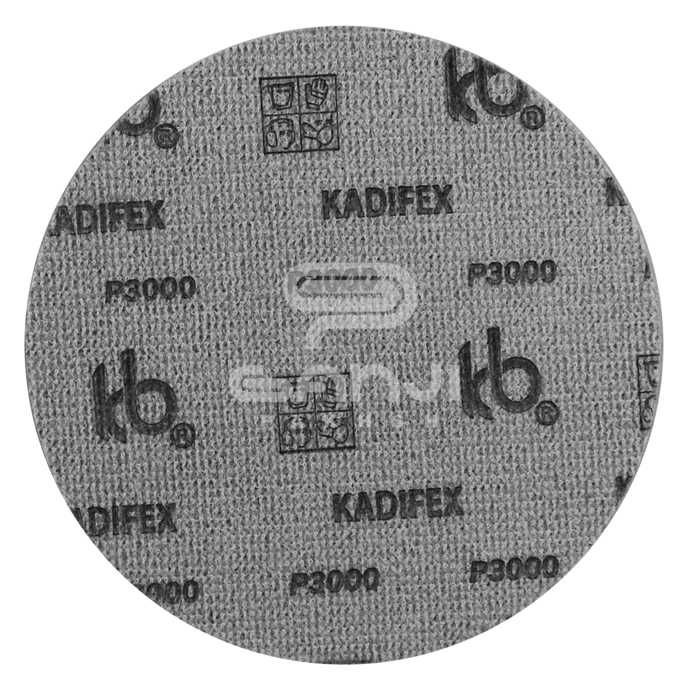 پد سنباده فومی 150 میلی متر کادیفکس مخصوص دستگاه پولیش خودرو Kadifex P3000 Sander Polishing Pad