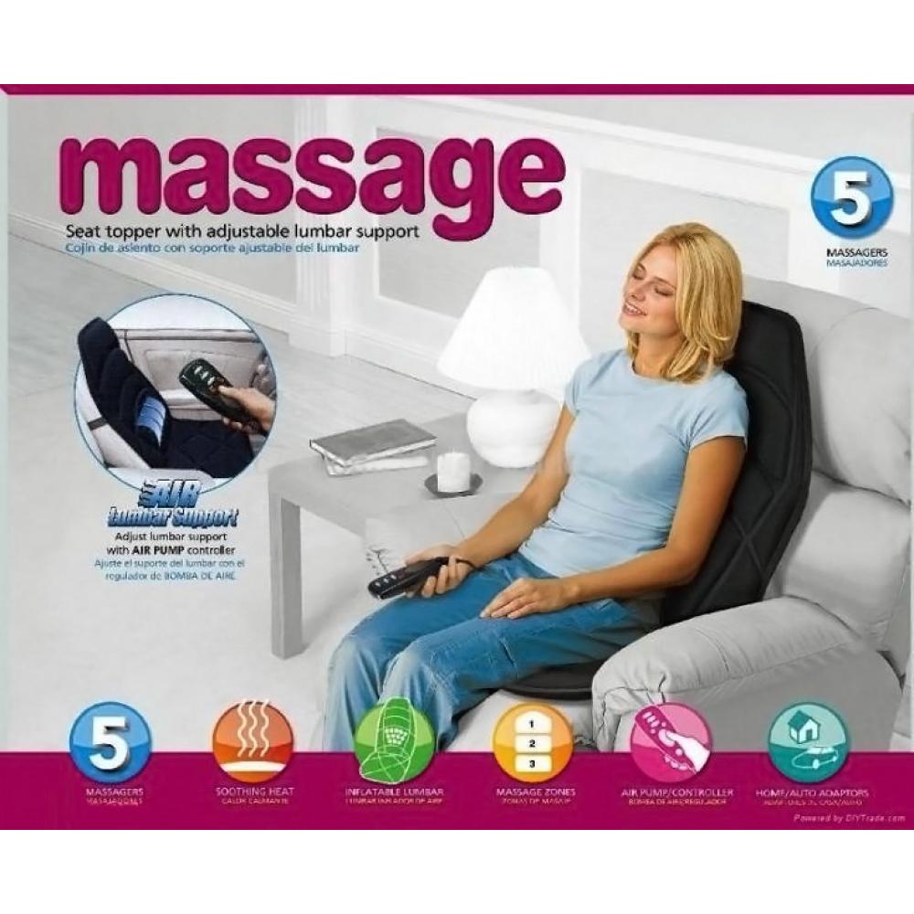 روکش ماساژور مخصوص صندلی خودرو دارای ویبره حرارتی 5 موتوره Robotic Cushion Massage