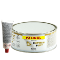 بتونه پلی استر دو جزئی پالینال مناسب انواع سطوح رنگ بژ با هاردنر Palinal Universal Polyester Putty Beige 861.0014