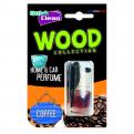 خوشبو کننده فانوسی خودرو مدل Wood Coffee کوئیک کلین-Quick Clean