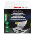 پک 3 عددی دستمال مایکروفایبر تمیزکننده شیشه سوناکس Sonax Microfibre Cloth Glass