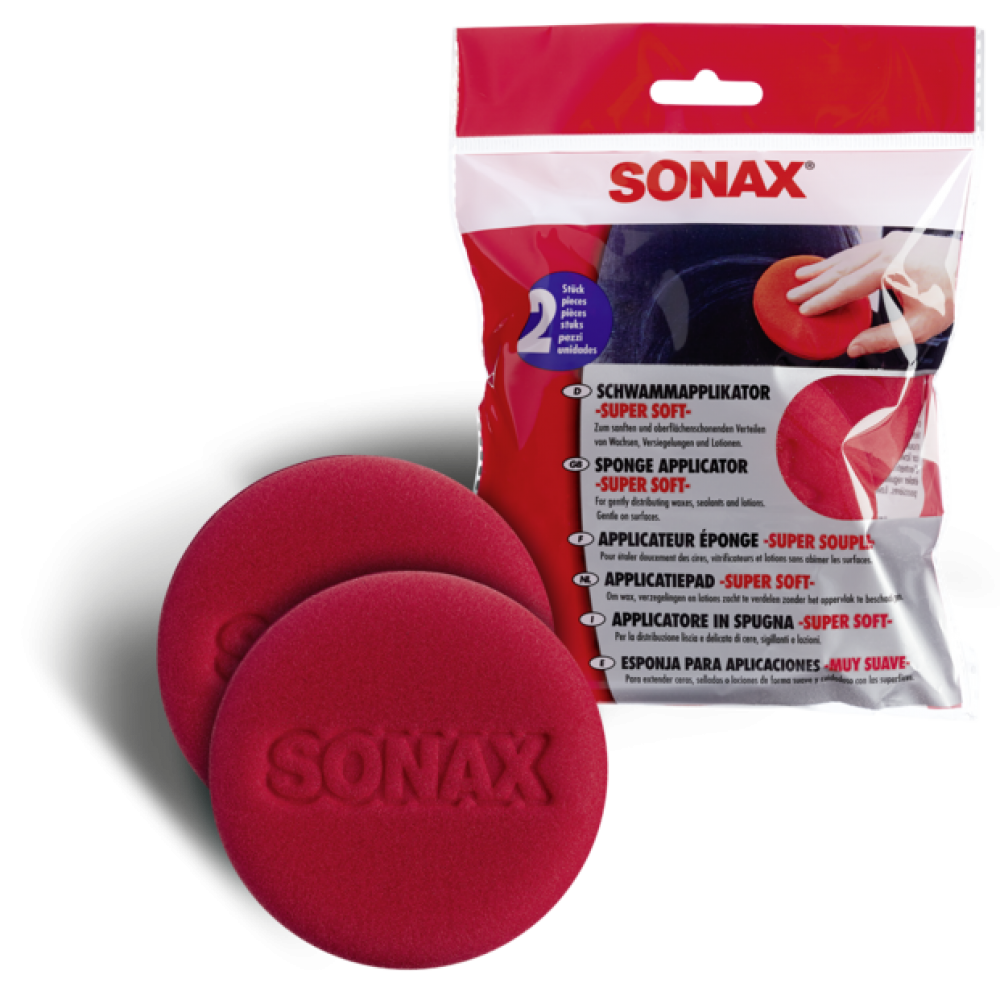 اسفنج کاربردی بسیار نرم 2 عددی سوناکس Sonax مدل Sponge Applicator