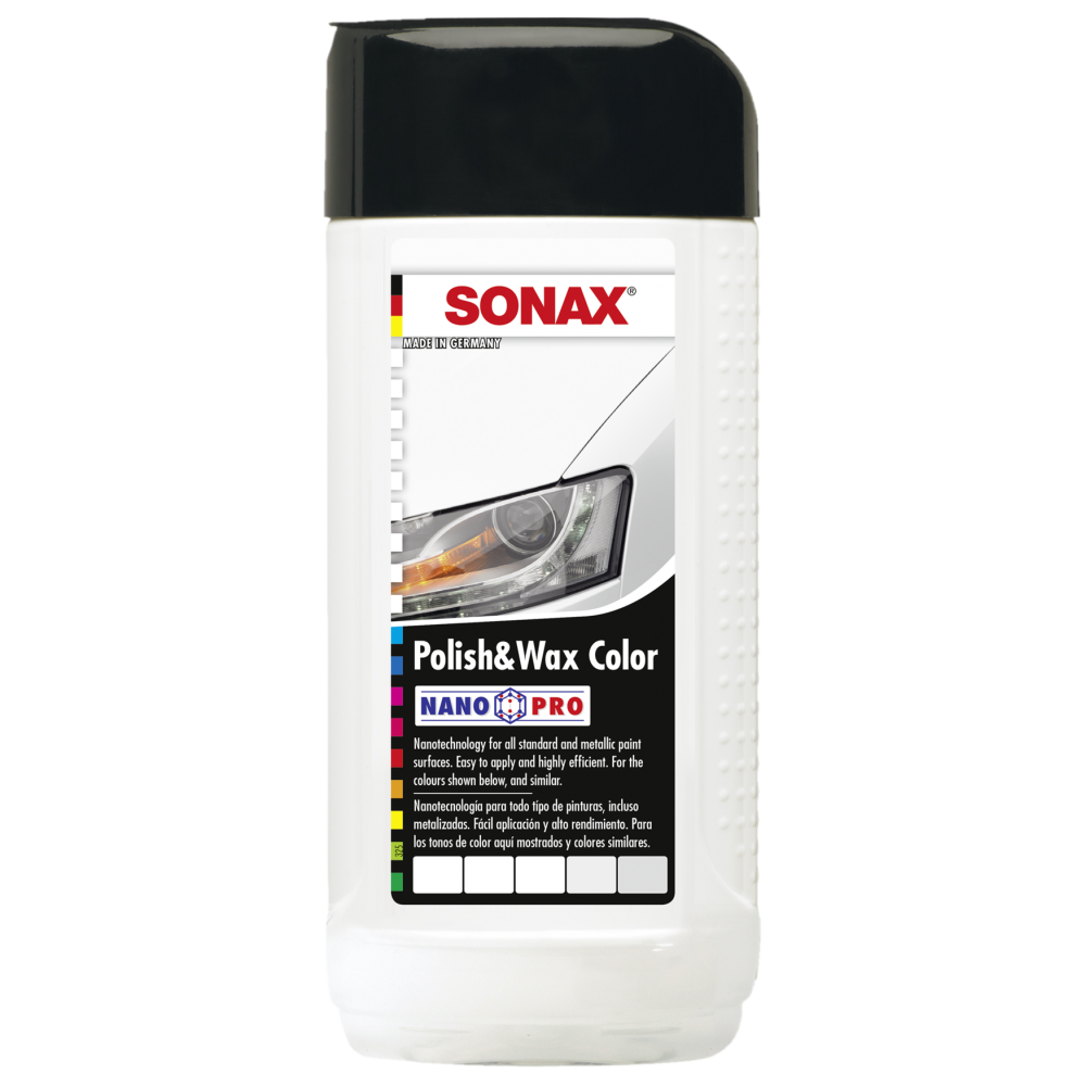 پولیش و واکس رنگی سفید کوچک سوناکس Sonax مدل Polish & Wax Color