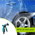 سر آبپاش هفت حالته حرفه ای گان کارواش مخصوص شستشوی خودرو با شلنگ آب SPTA مدل 7-Pattern