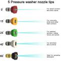 پک 5 عددی نازل پاشش اس پی تی ای مخصوص لنس گان و واترجت SPTA pressure Washer Nozzles PWN41