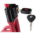 قفل فرمان خودرو مدل کشویی رنگ قرمز لوکمس-LOKMAS
