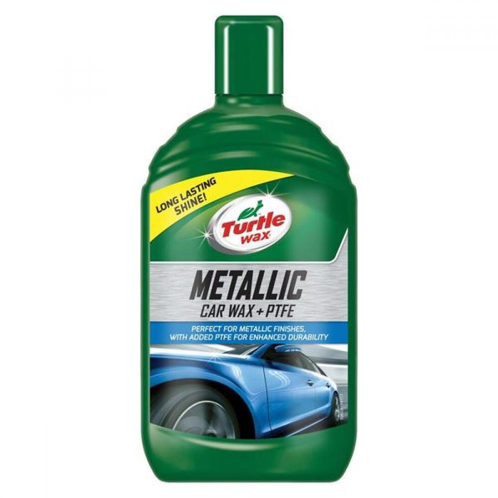 واکس مایع ترتل واکس حاوی تفلون PTFE مخصوص بدنه خودرو متالیک Turtle Wax Metallic Car wax + PTFE