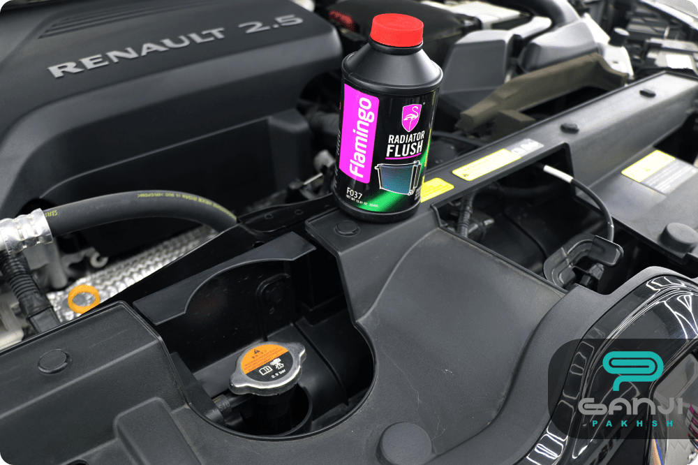 مایع تمیز کننده رادیاتور خودرو فلامینگو Flamingo