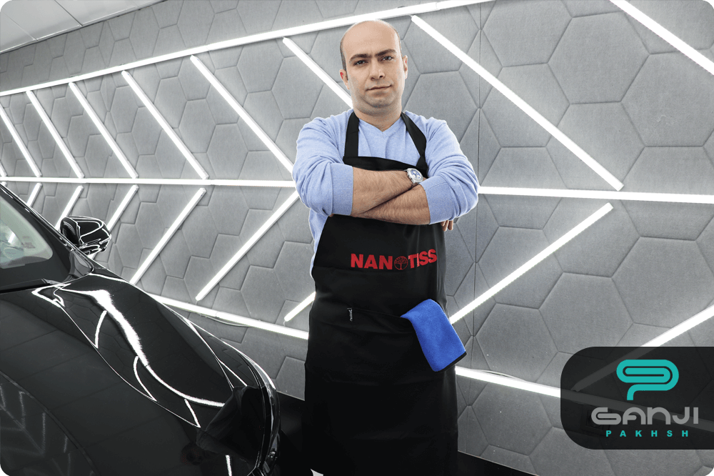 پیش بند دیتیلینگ نانوتیس مخصوص استفاده دیتیلرهای حرفه ای خودرو NanoTiss