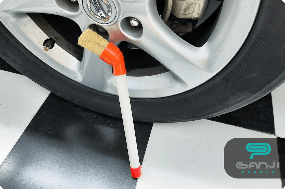 SPTA Bend Head Wheel Rims Tire detailing brush