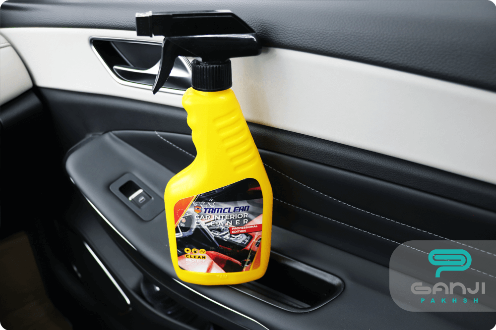اسپری تمیزکننده و محافظ داخل خودرو تام کلین مخصوص سطوح پارچه ای و چرم