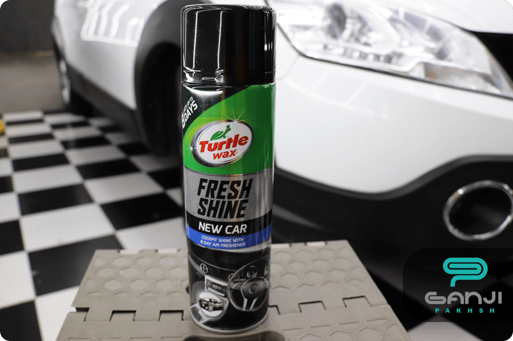 اسپری تمیز و براق کننده داشبورد با رایحه New Car ترتل واکس مناسب سطوح پلاستیکی داخل خودرو Turtle Wax